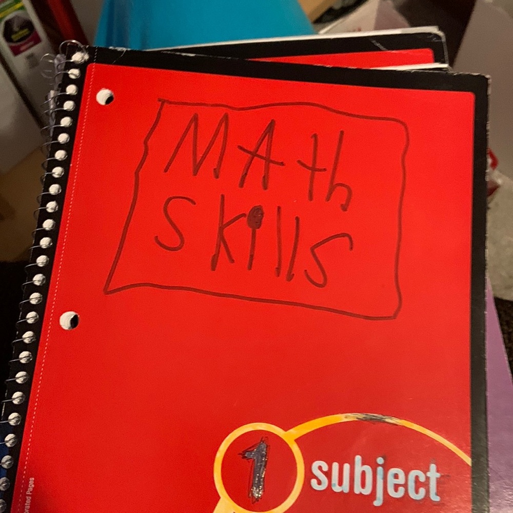Math skills notes